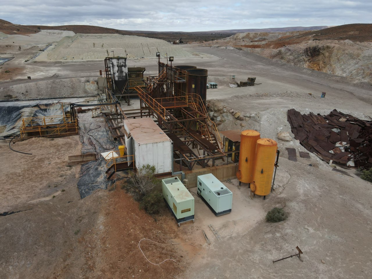 The Mountain of Light processing plant